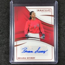 2024-25 Immaculate Soccer BRIANA SCURRY Immaculate Autographs Bronze 54/99