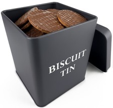 Biscuit Tin Biscuit Barrel Airtight Vintage Cookie Jar Storage Andrew James UK