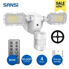 10,000lm LED Security Light Motion Sensor Flood Light Ourdoor Wall Lamp SANSI