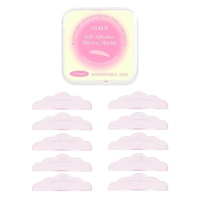 Wimpernpads Silikon selbstklebend 5 Größen für Lash Lifting, wiederverwendbar