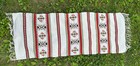 Antique Norwegian Weaving Wool Tapestry Runner Christmas Scandinavian Norway 49" — photo 6