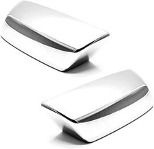 Sizver Chrome Door Mirror Cover For 2014-2018 Chevy Silverado 1500 Silver