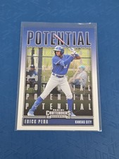 2020 Panini Contenders Potential #P-4 Erick Pena Royals BASEBALL Card 1I