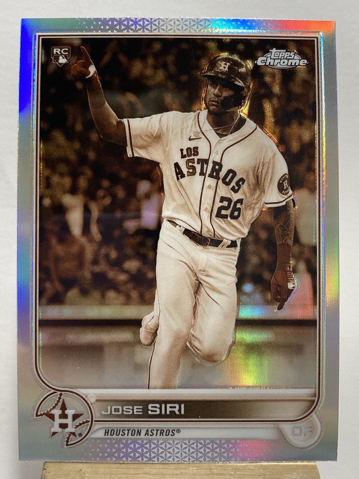 2022 Topps Chrome Baseball Jose Siri Sepia Refractor #204 Astros ￼