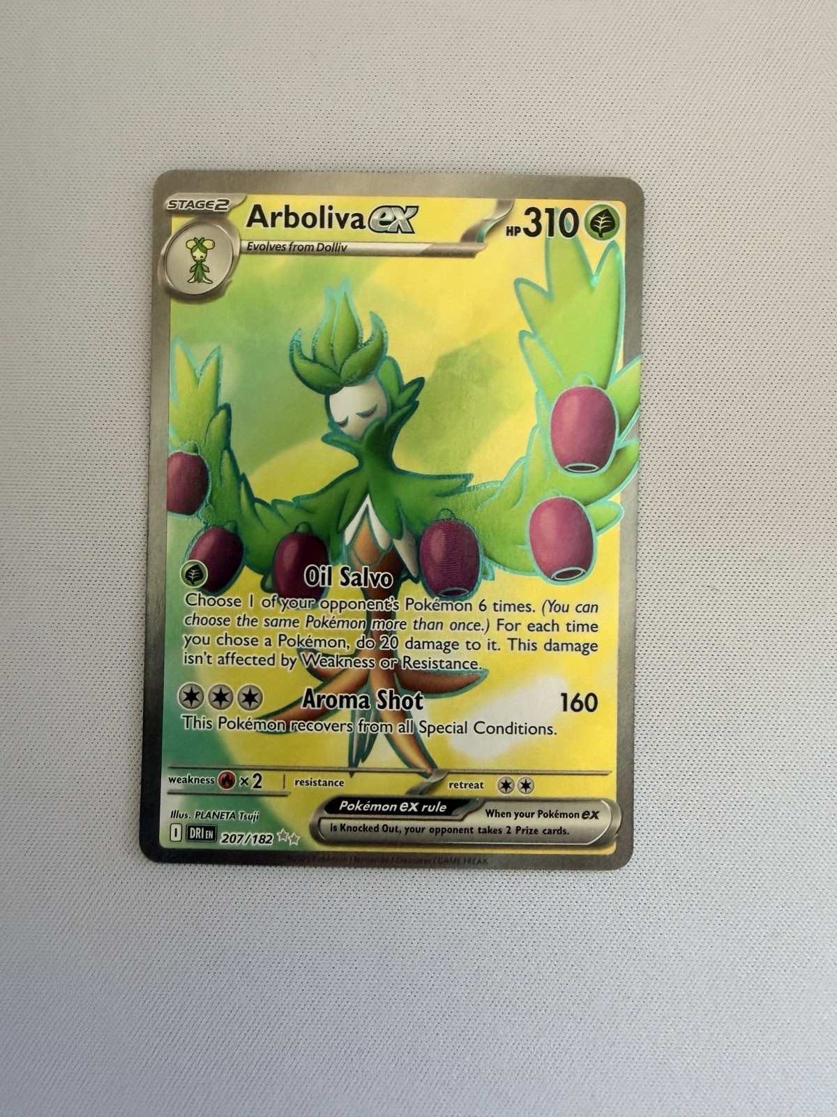 Arboliva ex - 207/182 Ultra Rare - Pokemon Destined Rivals 
