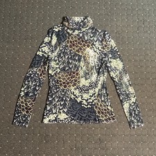 Auth ST.JOHN - Cream Dark Green Multi Women's