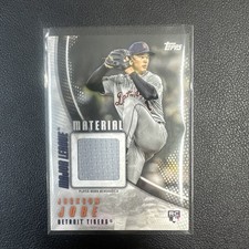 2025 Topps Update Series - Major League Material Jackson Jobe #MMU-JJO (MEM, RC)