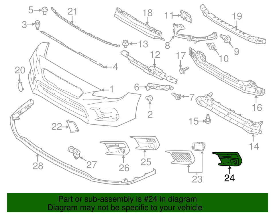 Bisel original Subaru 57731VA360 Foto 3 de 3