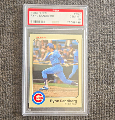 Ryne Sandberg #507 1983 Fleer card