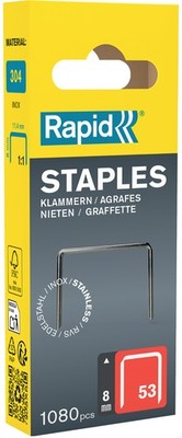 Rapid Feindrahtklammern Typ 53 8 mm 1.080 Stück