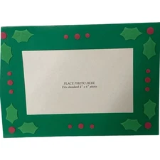 Paper Magic  Poinsettia Christmas Holiday Photo Greeting 10 Cards Envelope