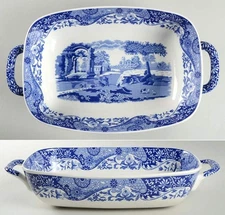 Spode Blue Italian 11" Rectangular Baker 13510374