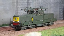 Jouef HJ2401S Locomotive électrique BB 12130, livrée vert, sans miofiltres, digi