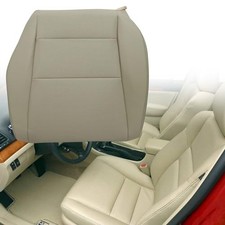 Driver Side Replacement Leather Bottom Perforated Tan Seat Cover Compatible