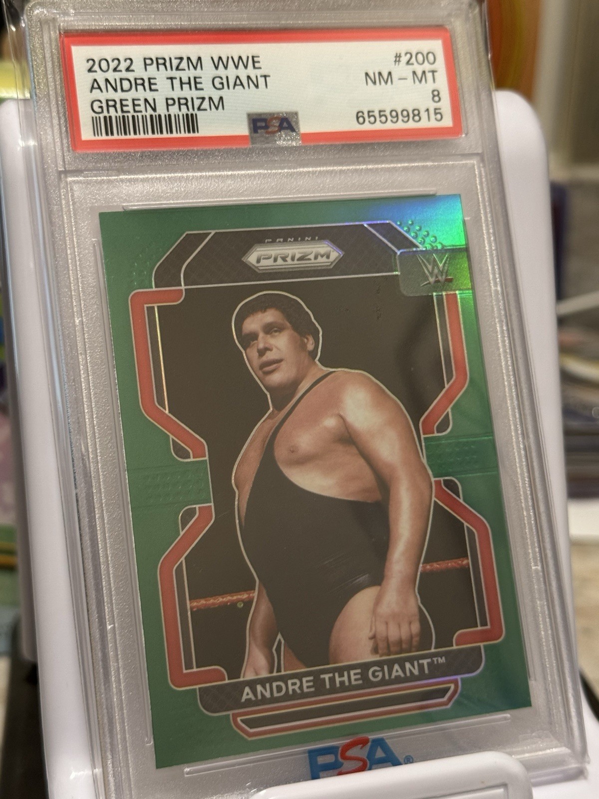 2022 Panini Prizm WWE - Andre the Giant #200 Green Prizm