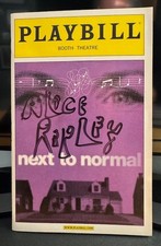 NEXT TO NORMAL SIGNED PLAYBILL TONY WINNER ALICE RIPLEY NEXT TO NORMAL SIGNED PLAYBILL TONY WINNER ALICE RIPLEY