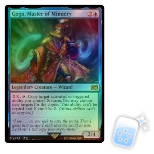 FOIL GOGO, MASTER OF MIMICRY Final Fantasy FIN Magic MTG MINT CARD