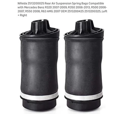 2pcs Rear Air Suspension Spring Bags Compatible Mercedes R320 R350 R550 R63 AMG