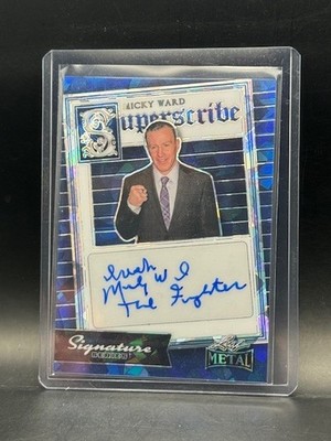 Micky Ward Auto 2024 Leaf Metal Signature Series Superscribe 1/1 The Fighter
