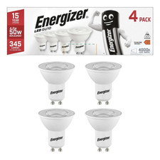 Energizer GU10 LED Bulbs 4.2W 4000K Cool White 345lm S15161 – Box of 4