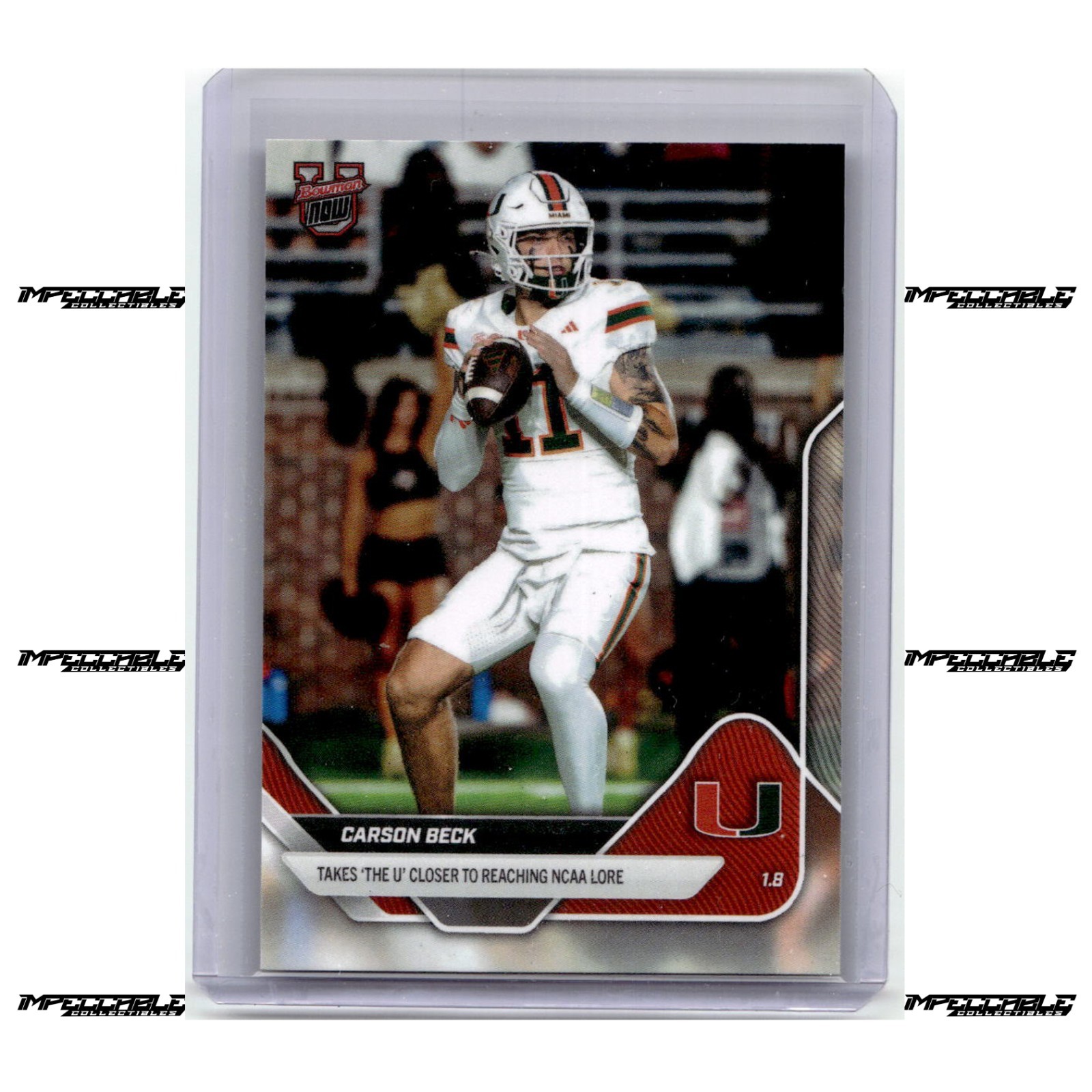 2025 Bowman U Now - #65 Carson Beck Rookie /2011 Reaching NCAA Lore