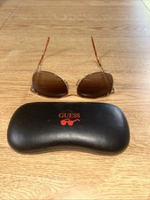 Guess Hard Shell Glass Case And Unbranded Sunglasses