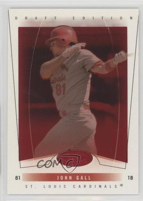 2004 Fleer Hot Prospects Draft Edition Red 60/150 John Gall #63 Rookie RC 2u3