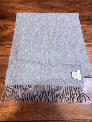 ERIC BOMPARD grauer Kaschmir Schal sehr guter Zustand 170x35cm Herren
