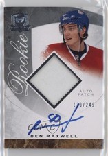 2008-09 Upper Deck The Cup Rookie 130/249 Ben Maxwell #114 Auto 0bz8