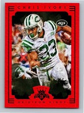 2015 Gridiron Kings Red Framed Chris Ivory 1