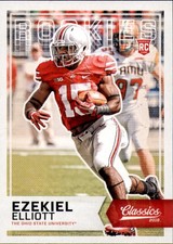 2016 Classics #212B Ezekiel Elliott SP Short Print Rookie RC Card. rookie card picture