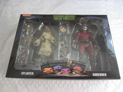 2020 NECA Teenage Mutant Ninja Turtles:  Splinter / Shredder NIP
