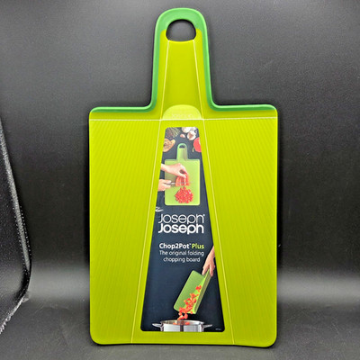 Joseph Joseph Chop2Pot+ Foldable Plastic Cutting Board Easy Grip Handle