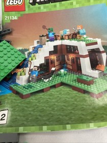 Lego 21134 Minecraft The Waterfall Base Incomplete Bricks Pieces Parts Manuals