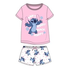 Pigiama Manica Corta Single Jersey Stitch ROSA - 10 Anni | FEMMINA CERDà