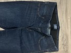 WOMENS OLD NAVY ROCKSTAR DARK BLUE SKINNY JEAN CAPRIS CUFFED SIZE 12 TALL — photo 3