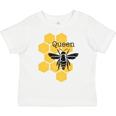 Inktastic Honeycomb Queen Bee Toddler T-Shirt Bumble Honey Child Preschooler Kid