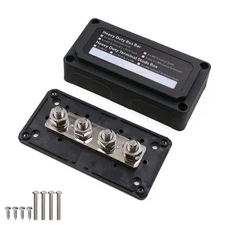 300 AMP Bus Bar 48V Heavy Duty Module Design Power Distribution Block Battery...
