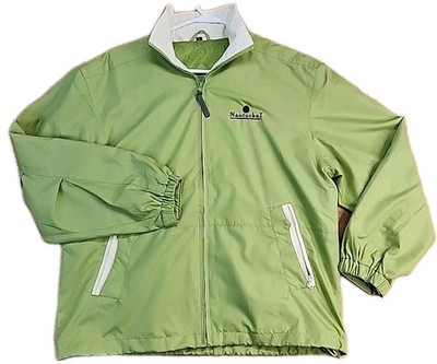 Nantucket Logo Green Aureus Golf Jacket Full Zip Mens Small