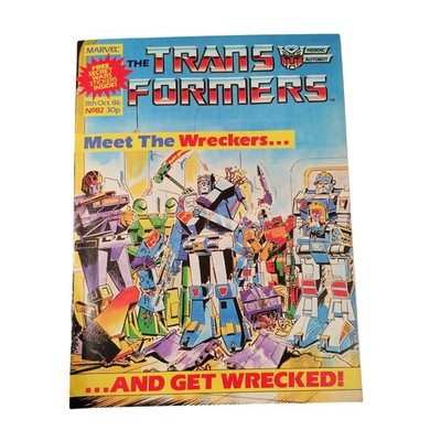 Transformers UK #82 Marvel UK 11th October 1986 Comic G1 MTMTE Target 2006
