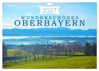 "Calendar 2027 · US Version · Beautiful Upper Bavaria (Wall Calendar 2027 12\" × 8"