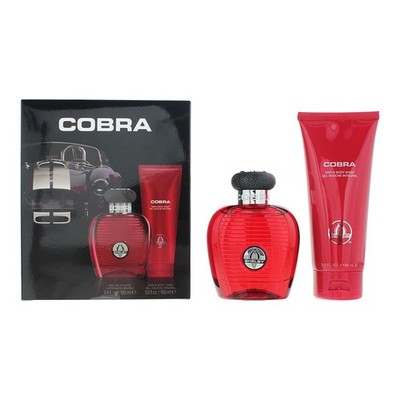 Carroll Shelby Red Cobra 2-teiliges Geschenkset: EDT 100ml - HBW 150ml für Männer