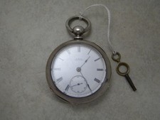 A.W. Co.- Waltham- Coin Silver- 1239115- Wm. Ellery- 1879- Runs- Pocket Watch