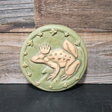 Frog Prince 6 Ceramic Art Tile By Gretchen Kr...