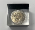 1972 Liberty Eisenhower Dollar Coin In Vintage Acrylic 2”x 2” Block No Mint Mark — photo 10