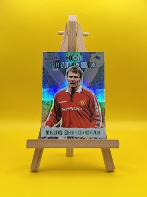 2025 Topps Decade 1990's Edition Teddy Sheringham 74/99 Blue Cool Britannia