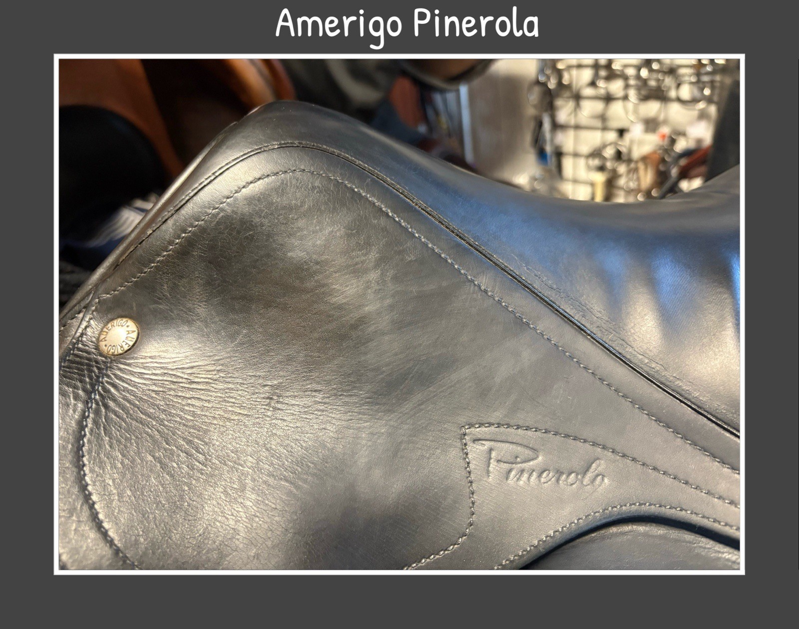 Amerigo Pinerola Dressage Saddle. 17.5” MW