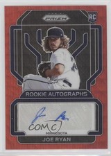 2022 Panini Prizm Rookie Auto Red Wave Prizm 26/75 Joe Ryan #RA-JR Auto 0u72