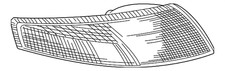 Genuine Porsche Tail Light Assembly 996-631-497-01