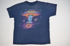 Boston 2012 Concert Tour Shirt Classic Rock Band Double Sided Faded Large